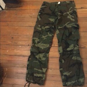 Camo cargo pants